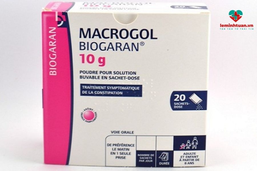 Thuốc Macrogol cho người bị táo bón