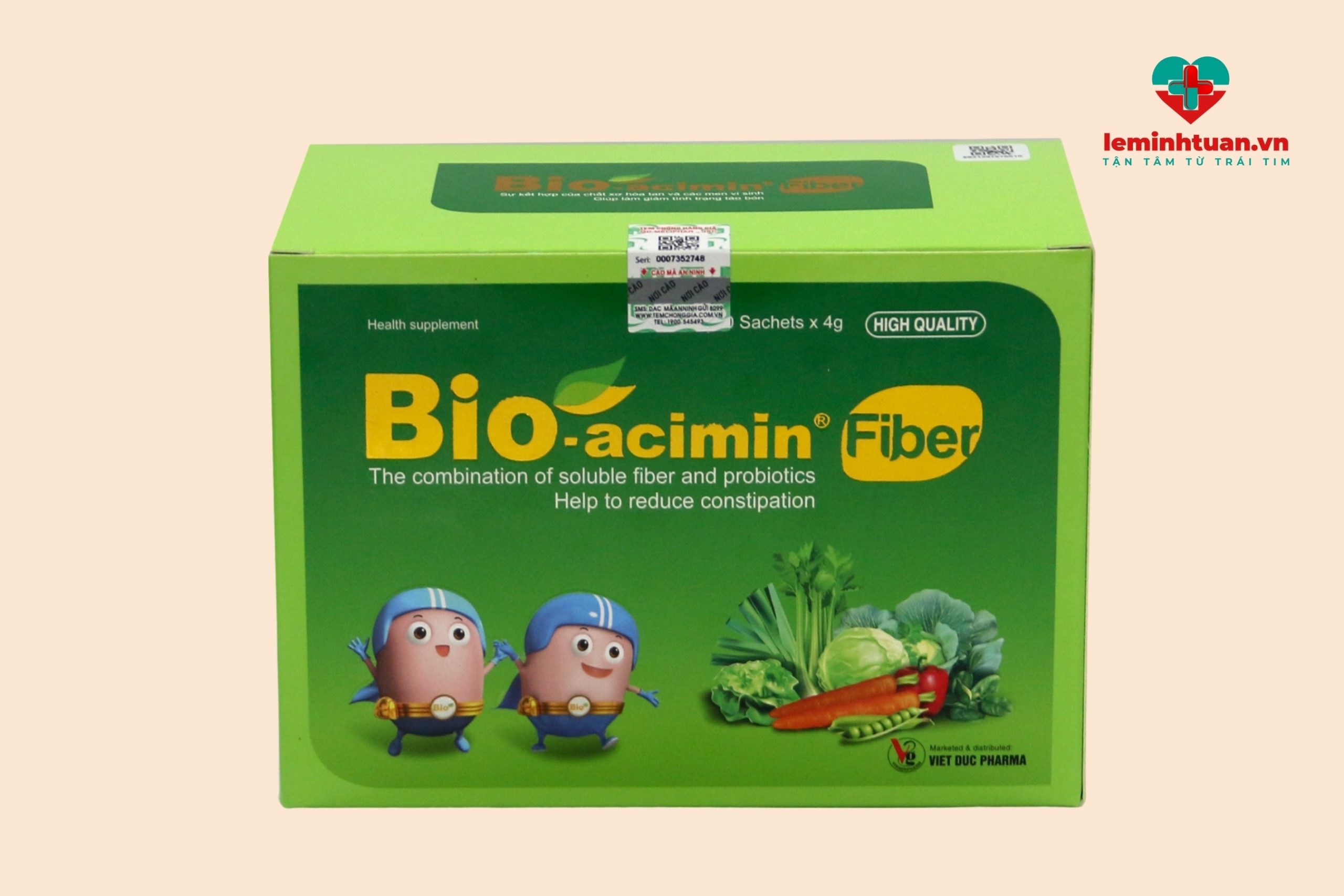Thuốc bổ sung chất xơ cho trẻ Bioacimin Fiber