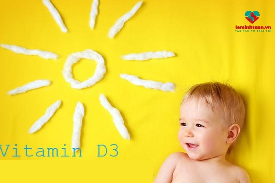 Cho trẻ tắm nắng bổ sung vitamin D3
