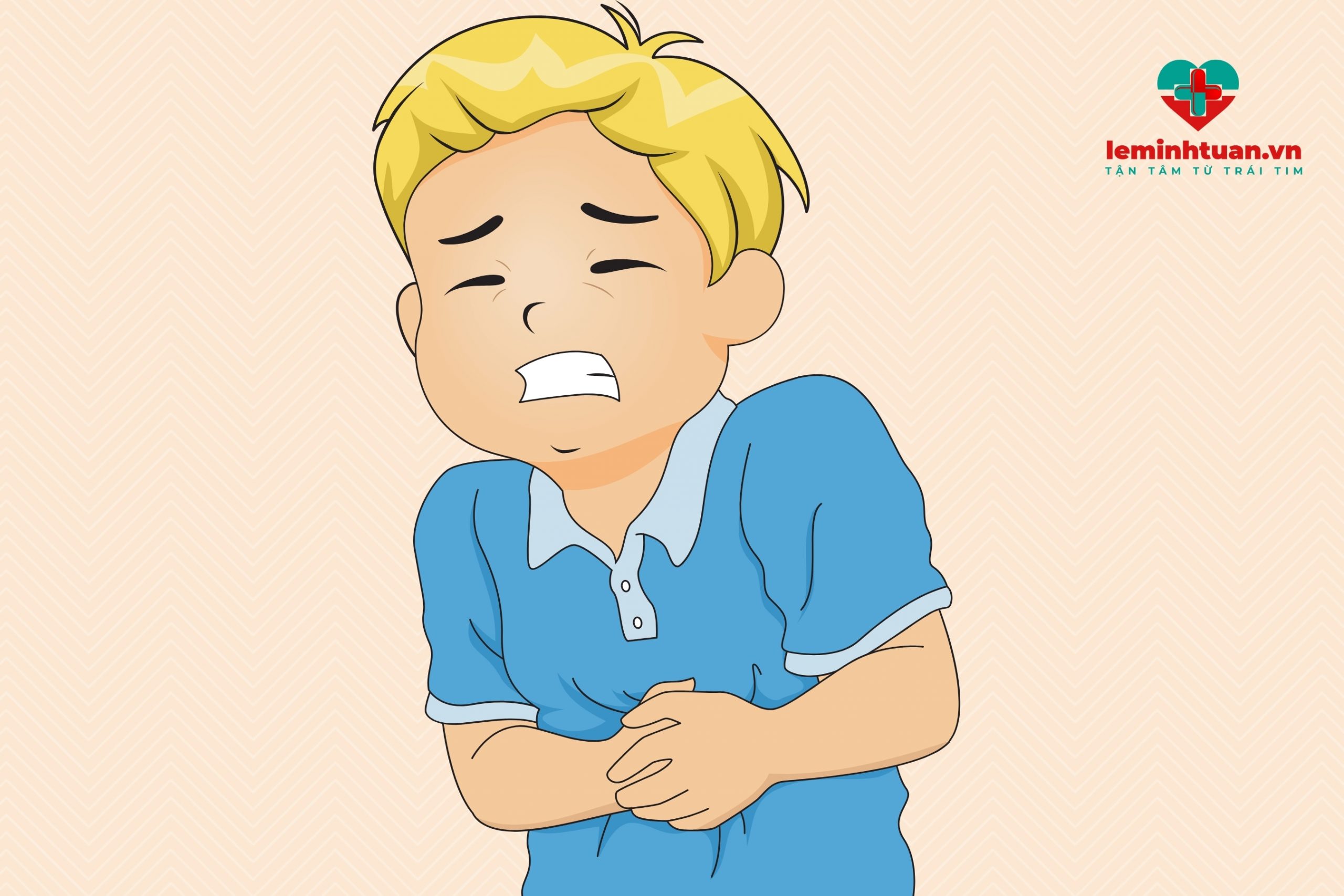 Trẻ đau bụng từng cơn do bị rối loạn tiêu hóa