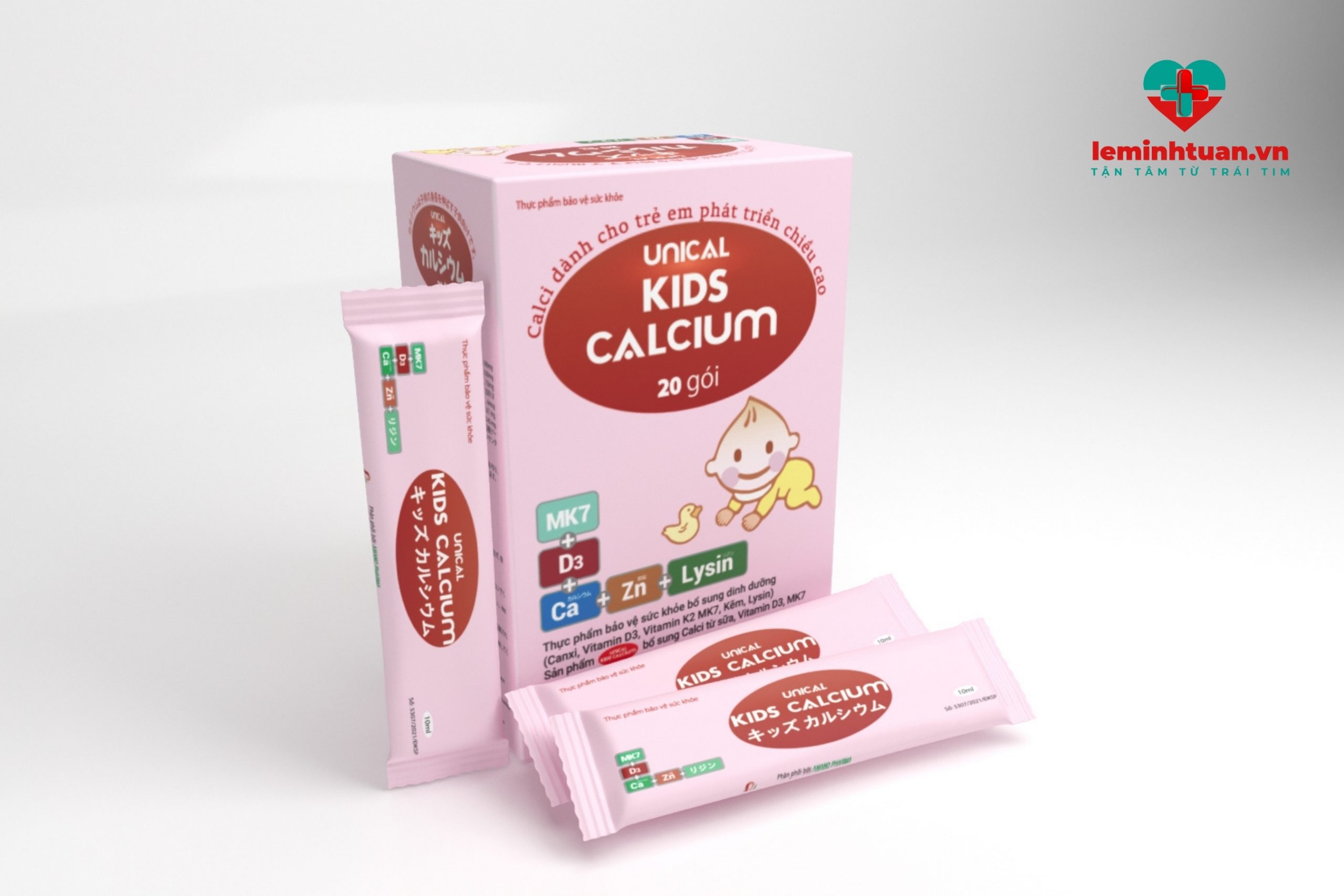 Unical Kids Calcium bổ sung canxi từ sữa cho trẻ dễ hấp thu