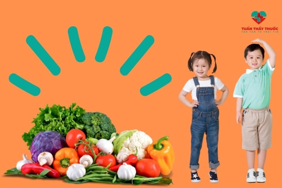 Hãy cho trẻ ăn thêm rau xanh