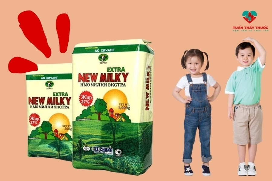 New Milky cung cấp dinh dưỡng đầy đủ cho trẻ