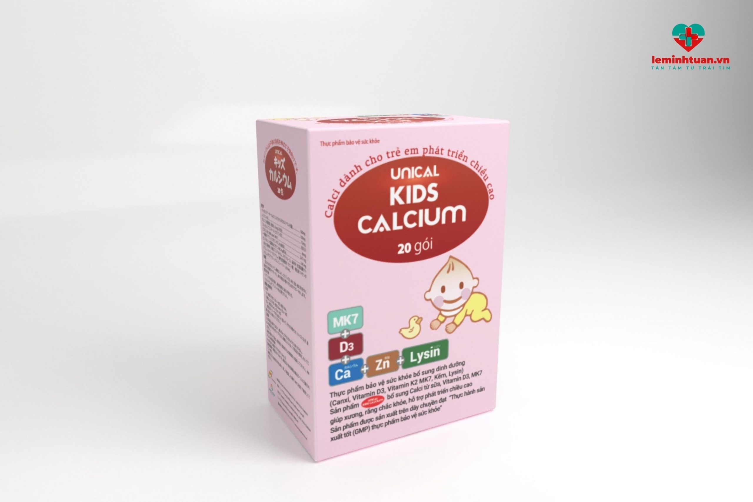 Công dụng của Unical Kids Calcium là 