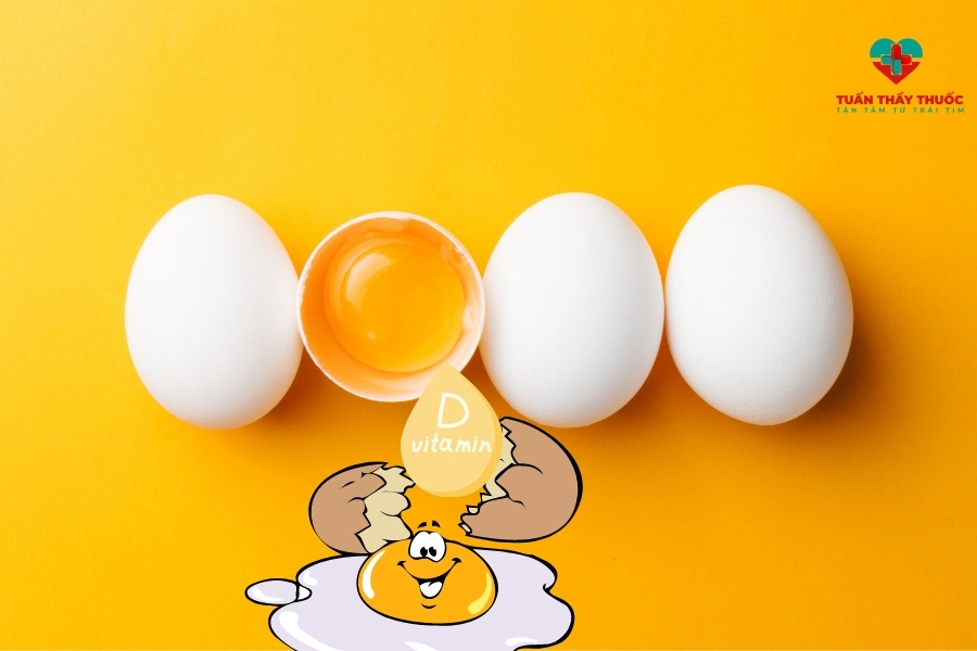 Vitamin D có nhiều trong thực phẩm nào: trứng gà