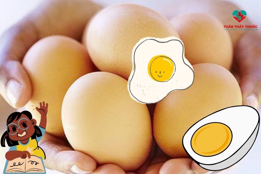Trứng là Thức ăn giúp bé thông minh