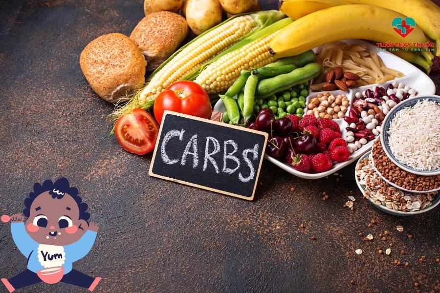 4 nhóm chất dinh dưỡng cần bổ sung cho trẻ: Trong đó có carbs