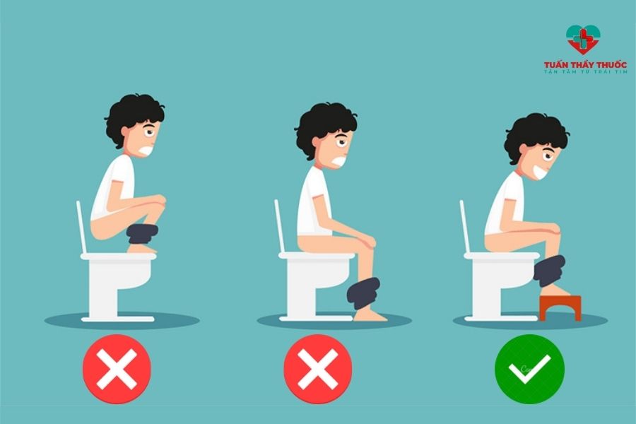 Cách đi vệ sinh được khi bị táo bón: Hướng dẫn trẻ ngồi đúng tư thế