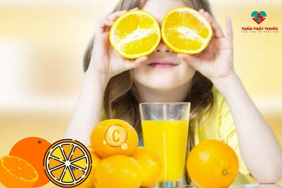 Trẻ trên 1 tuổi cần bổ sung vitamin gì - vitamin C