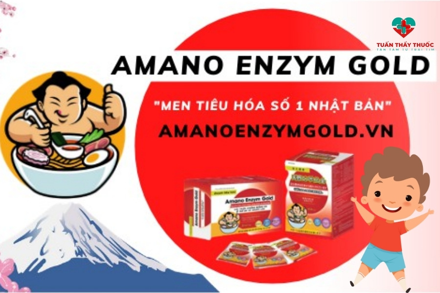 Cho trẻ ăn cốm tiêu hóa Amano Enzym Gold để luôn khỏe mạnh