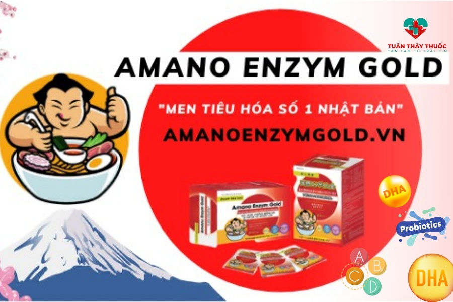 Cho trẻ ăn cốm tiêu hóa Amano Enzym Gold để tăng cường hấp thu DHA