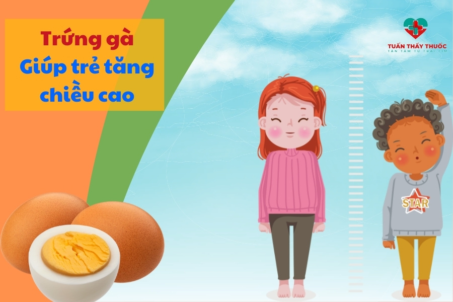 Các thực phẩm giúp tăng chiều cao cho trẻ: Cho trẻ ăn trứng gà