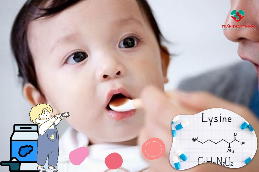 Dùng lysine cho bé 6 tháng đến 3 tuổi mỗi ngày để tăng trưởng thể chất