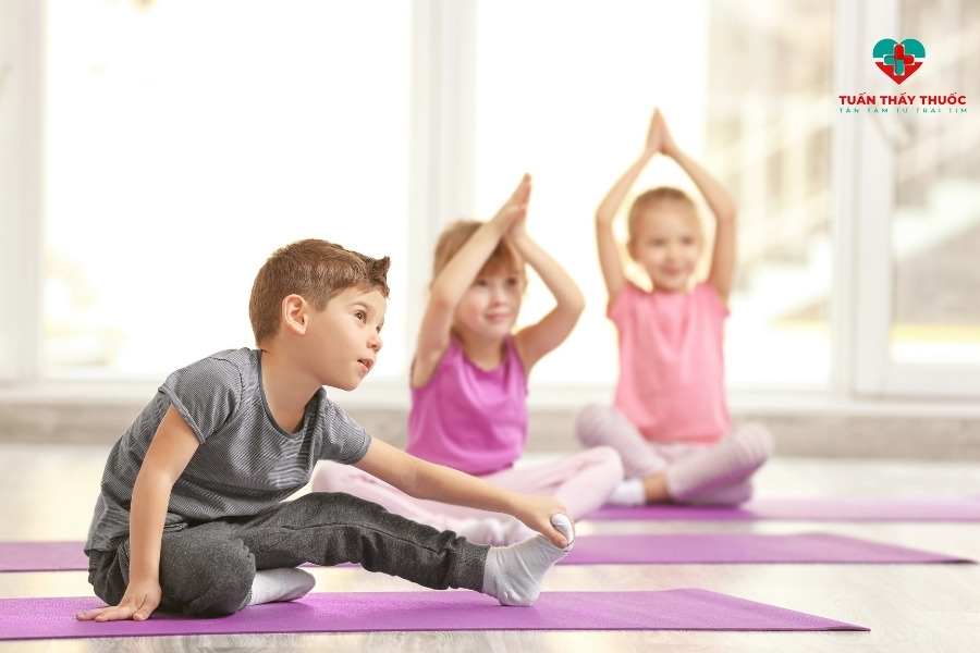Tập thể dục giúp trẻ tăng chiều cao nhanh chóng