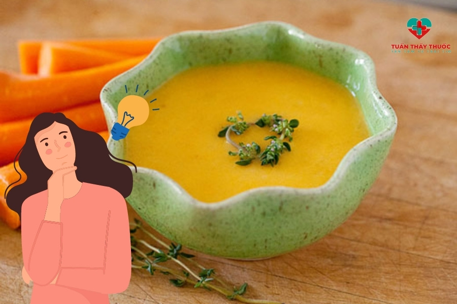 Thực phẩm giàu chất xơ cho bé: Củ cà rốt