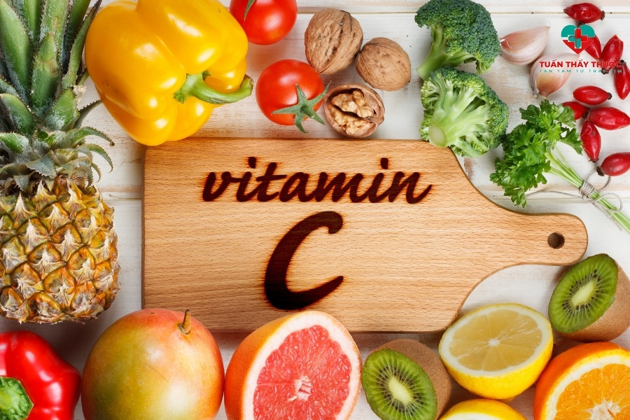 Trái cây, rau củ là thức ăn giàu vitamin C