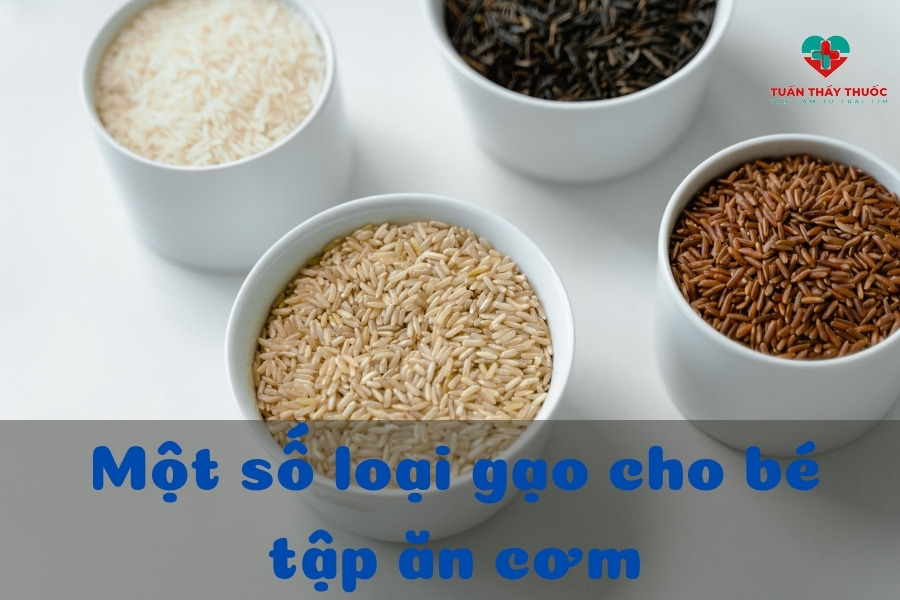 Bé mấy tháng ăn được cơm: Một số loại gạo cho bé tập ăn 