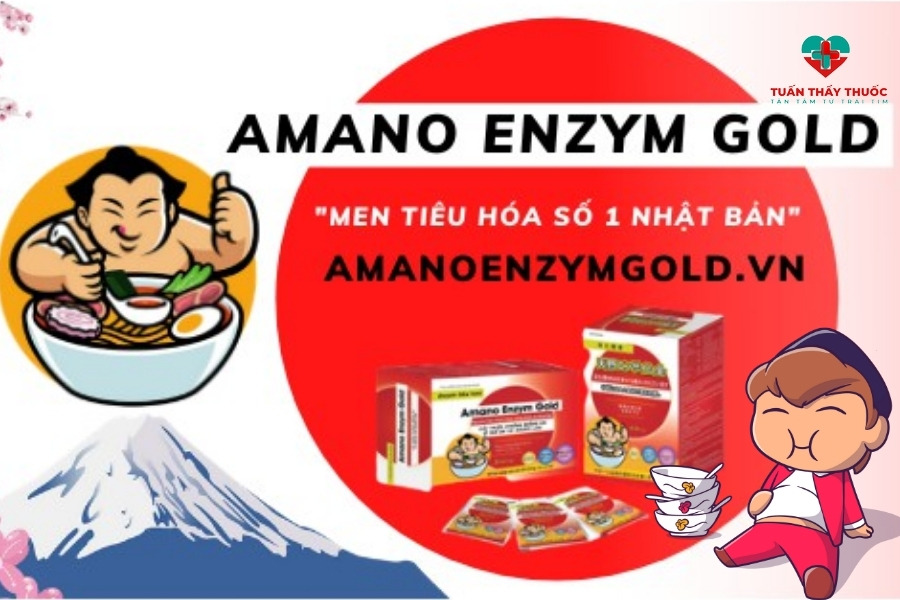 Bé nhẹ cân nên bổ sung gì: Cốm tiêu hóa Amano Enzym Gold