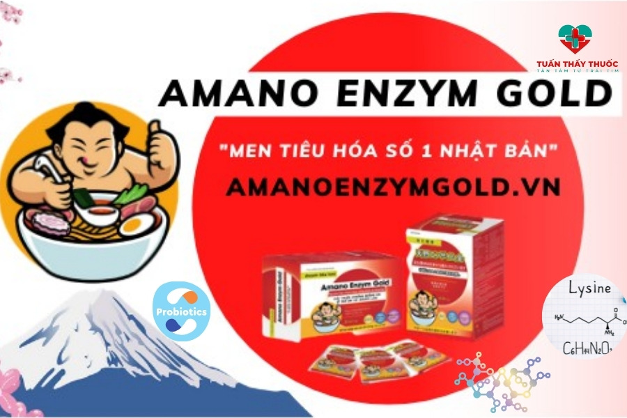 Bổ sung lysine cho trẻ biếng ăn từ Amano Enzym Gold