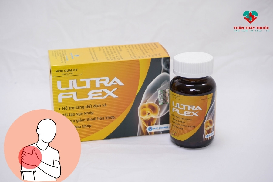 Cách chữa đau khớp vai tại nhà: Uống Ultra Flex