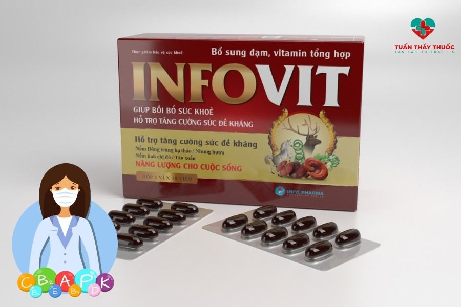 INFOVIT cung cấp vitamin và chất đạm cho bé