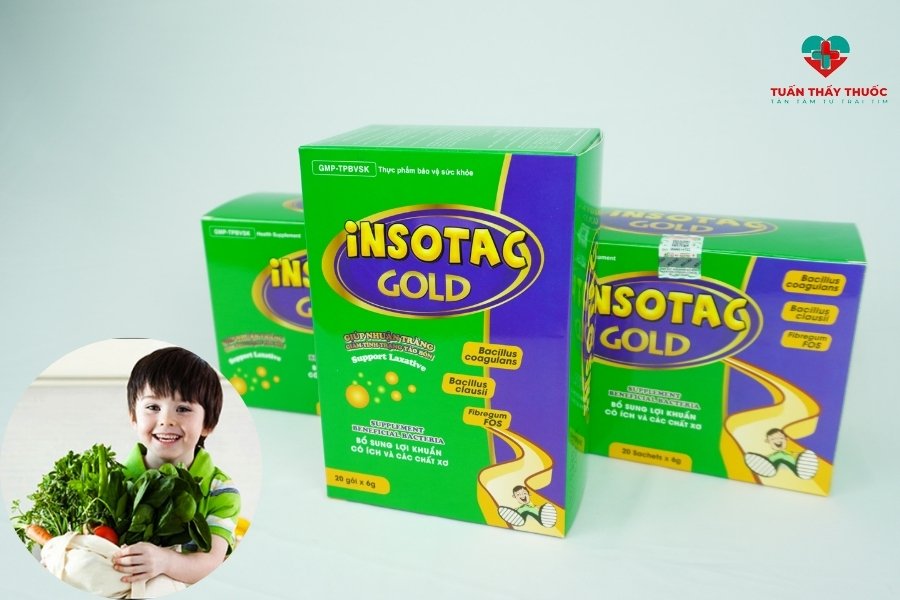 ISOTAC GOLD cung cấp chất xơ và lợi khuẩn cho bé