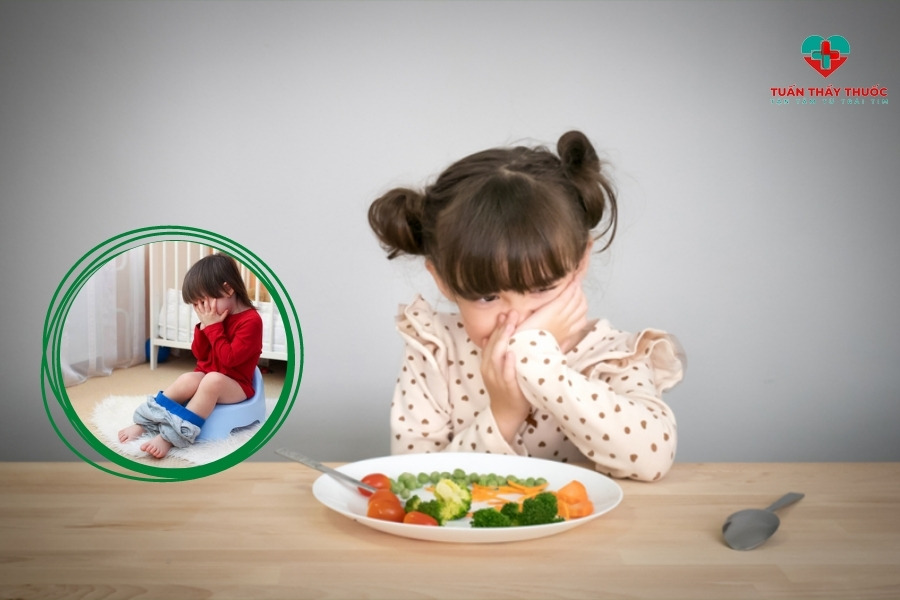 Không ăn rau có tác hại gì: Trẻ dễ bị táo bón