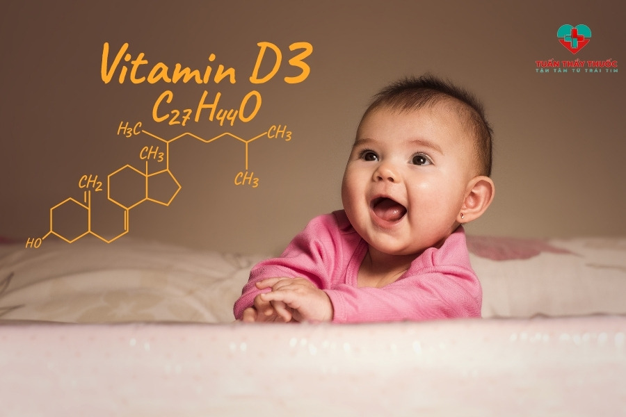 Trẻ sơ sinh chậm tăng cân nên bổ sung gì: Vitamin D