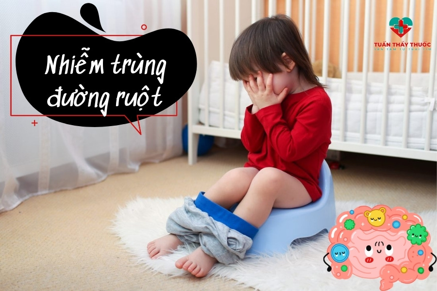 Trẻ thường xuyên bị tiêu chảy sau khi ăn do nhiễm trùng đường ruột